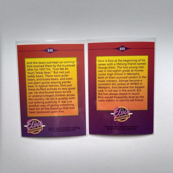 Elvis Presley Vintage Trading Cards 1992 (10) - Picture 8 of 10